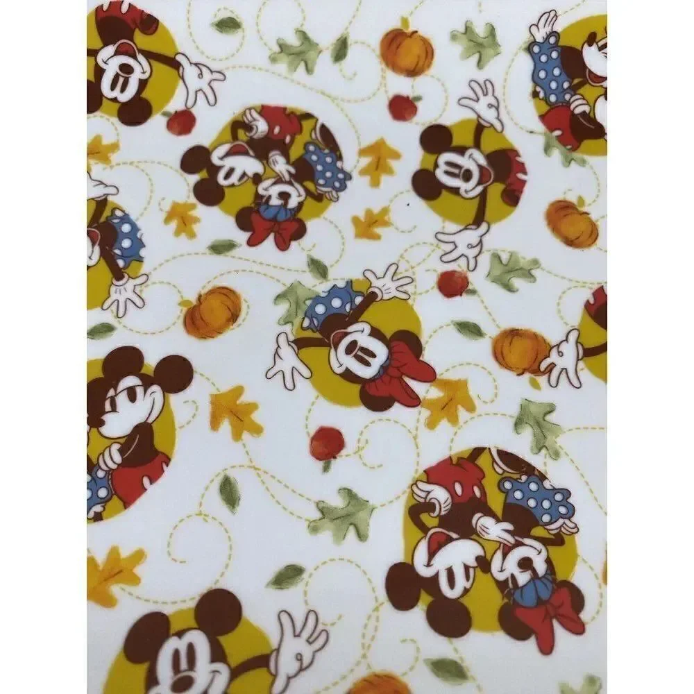 Disney Mickey & Minnie Mouse Serving Tray Platter Fall Pumpkin Thanksgiving NEW‎